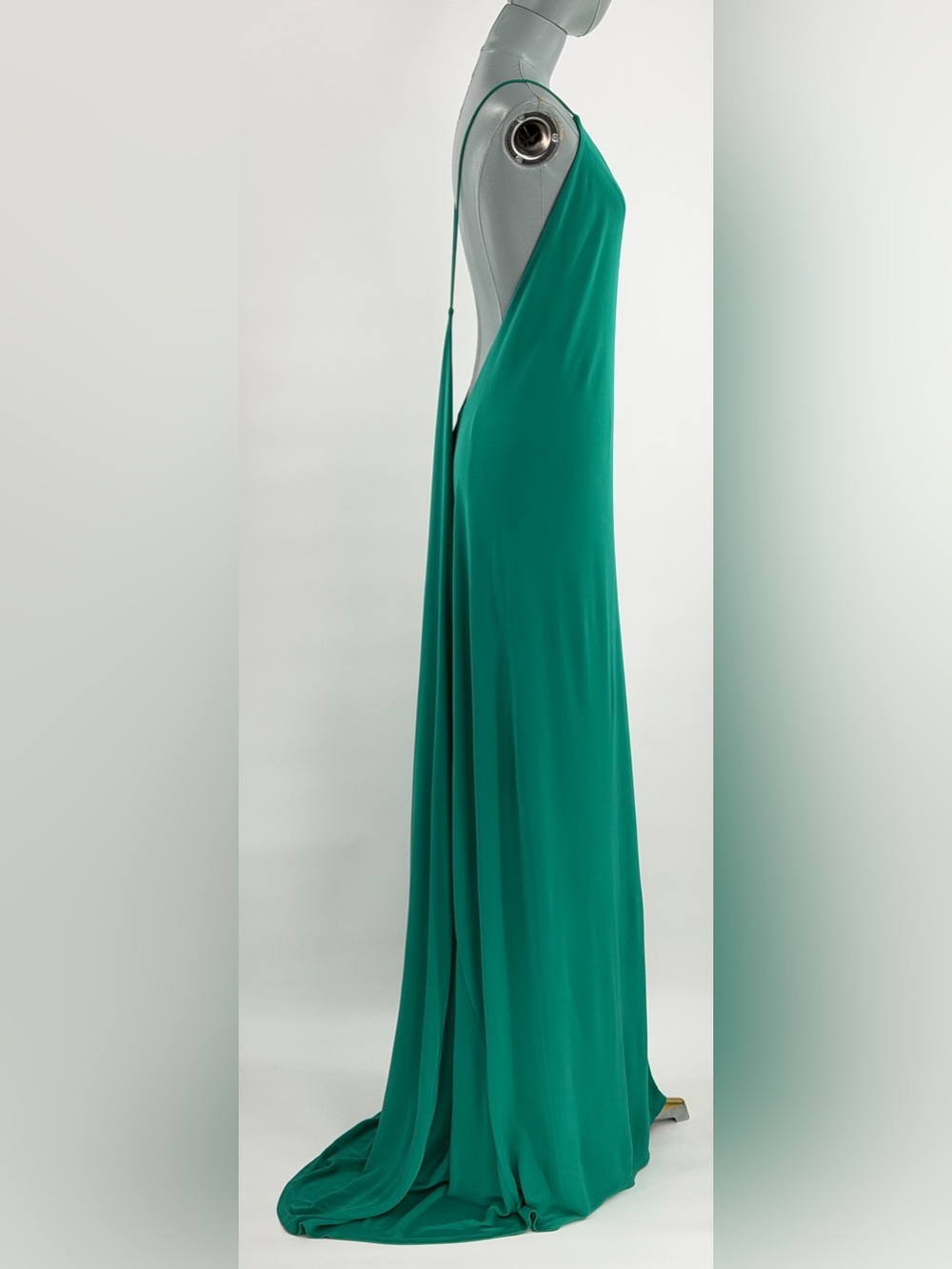🆕 RAT & BOA 🧿 NWOT Amora Back Draped Jersey Dress, Green - Sz M - Picture 5 of 16